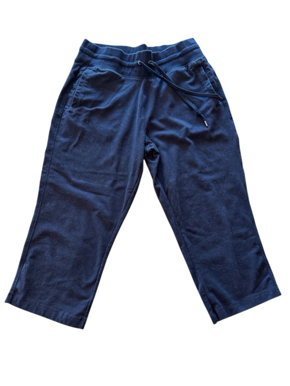 tek gear Black Pull-On Cropped Drawstring Joggers M